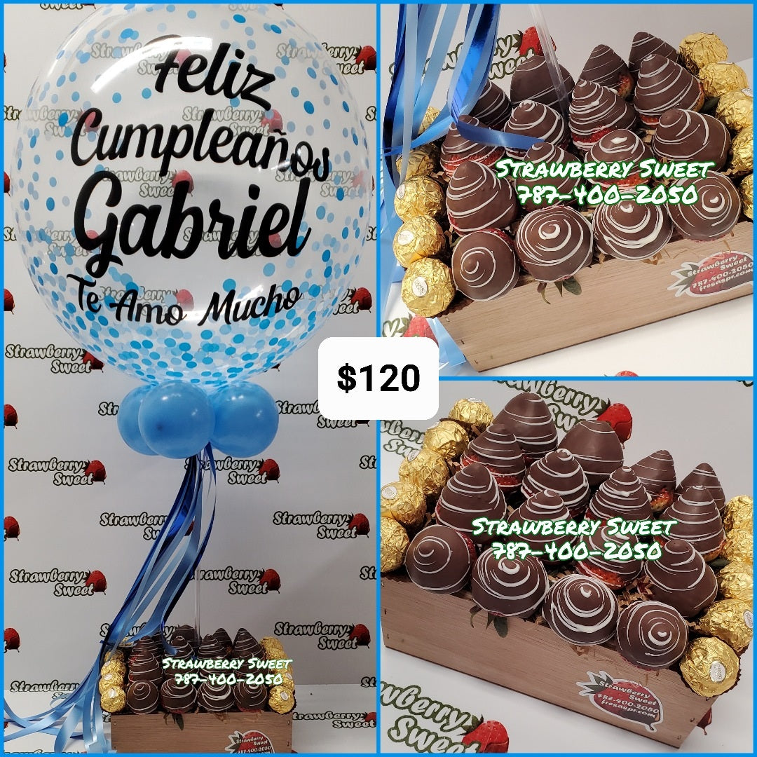 Combo 8 Rocher & Globo perzonalizado