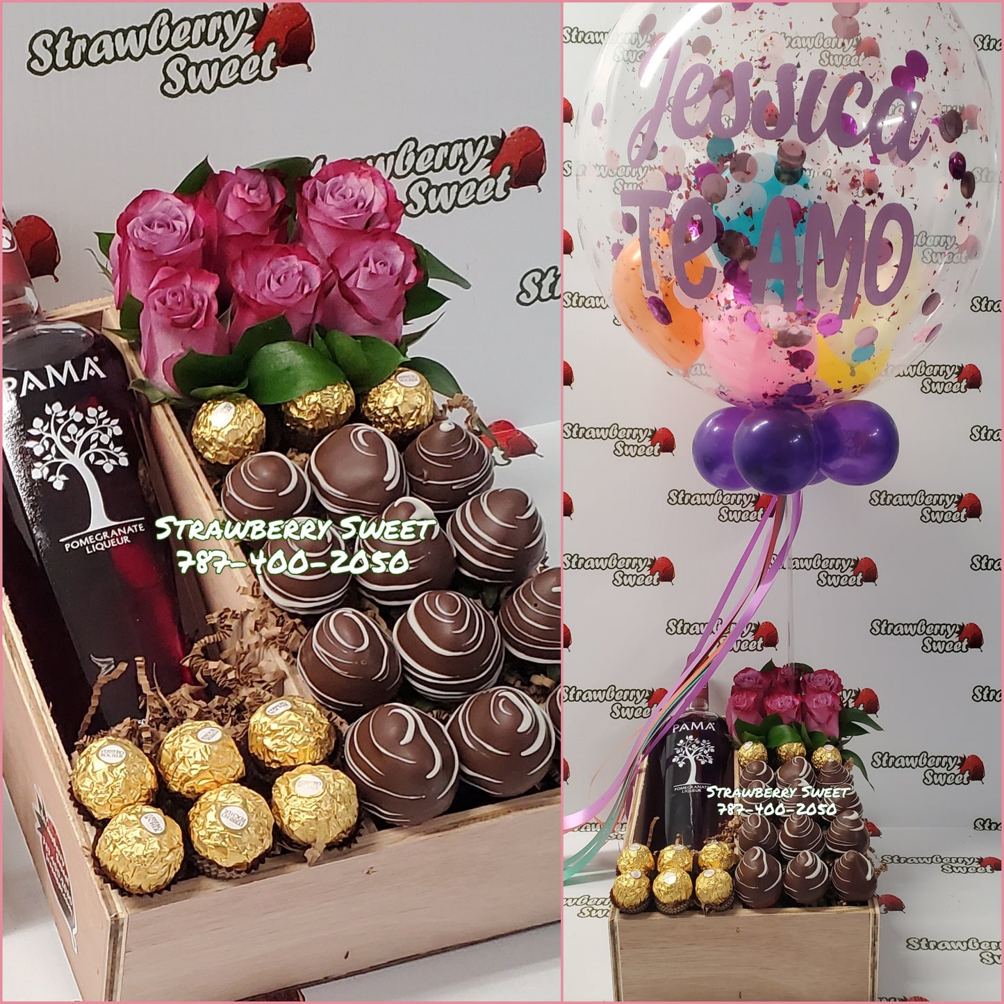 Combo 3 -  Pama Box & Globo Personalizado